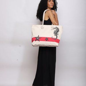 Cotton Canvas Beach Bags